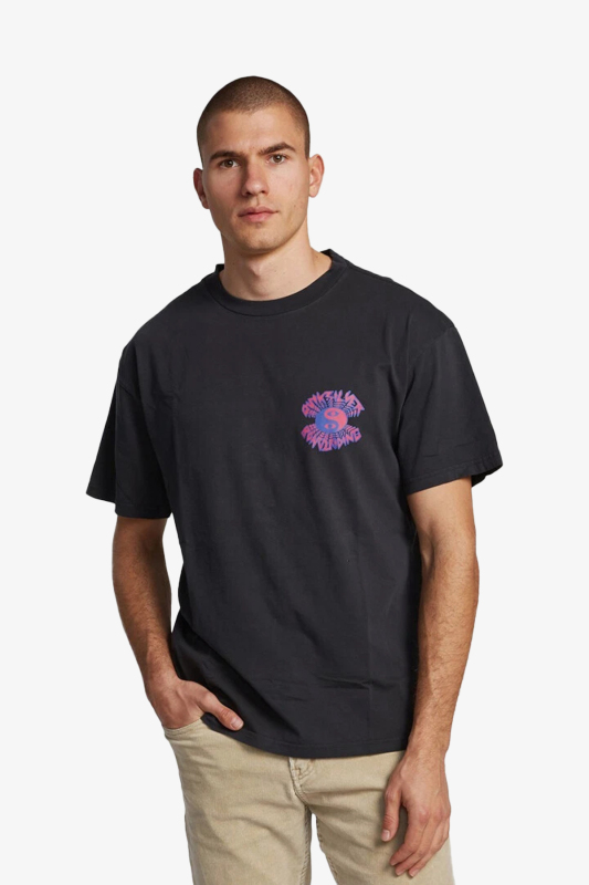 Quiksilver Xraycafes Erkek Siyah T-Shirt EQYZT05813-KVJ0 - 1