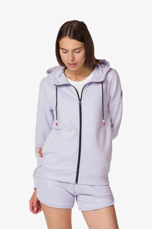 Rossıgnol W Logo Sweat Fz Hood Ft Kadın Gri Sweatshirt RLKWS07-30020 - Rossıgnol