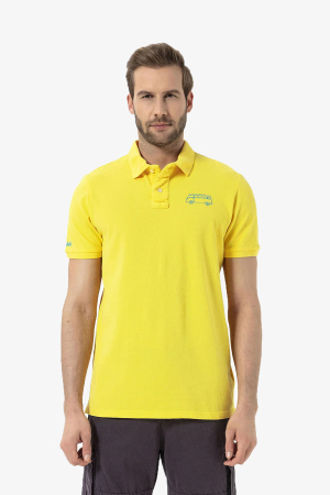 Routefield Post Erkek Sarı T-Shirt RFPOST22-113 - Routefield