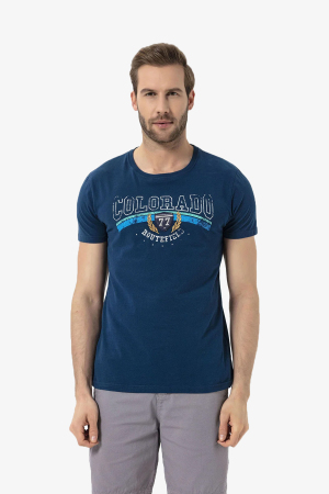 Routefıeld Tagen Erkek Lacivert T-Shirt RFTAGEN22-079 - Routefield