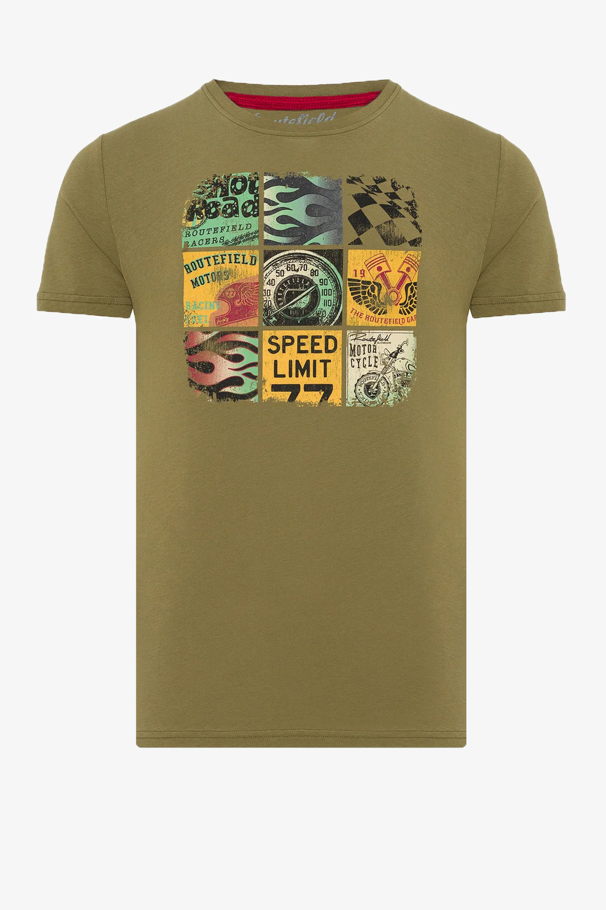 Routefıeld Tags Erkek Haki T-Shirt RFTAGS23-33