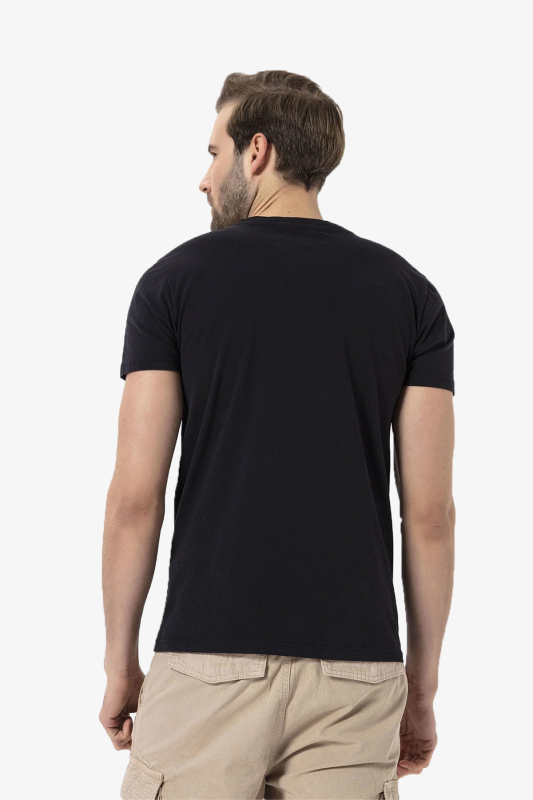 Routefield Tall Erkek Siyah T-Shirt RFTALL22-10010 - 2