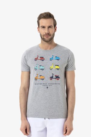 Routefıeld Tap Erkek Gri T-Shirt RFTAP22-23394 - Routefield