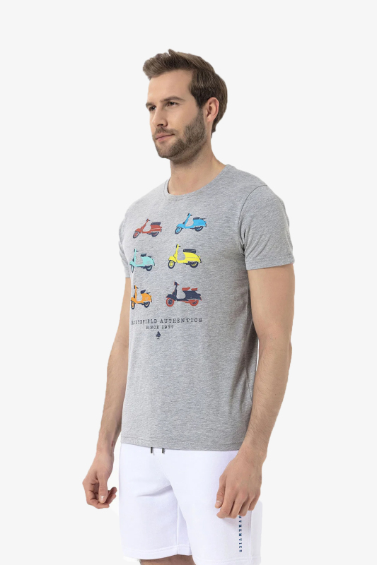 Routefıeld Tap Erkek Gri T-Shirt RFTAP22-23394 - 2