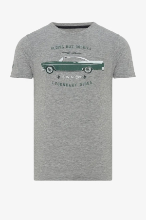 Routefıeld Thru Erkek Gri T-Shirt RFTHRU23-23394