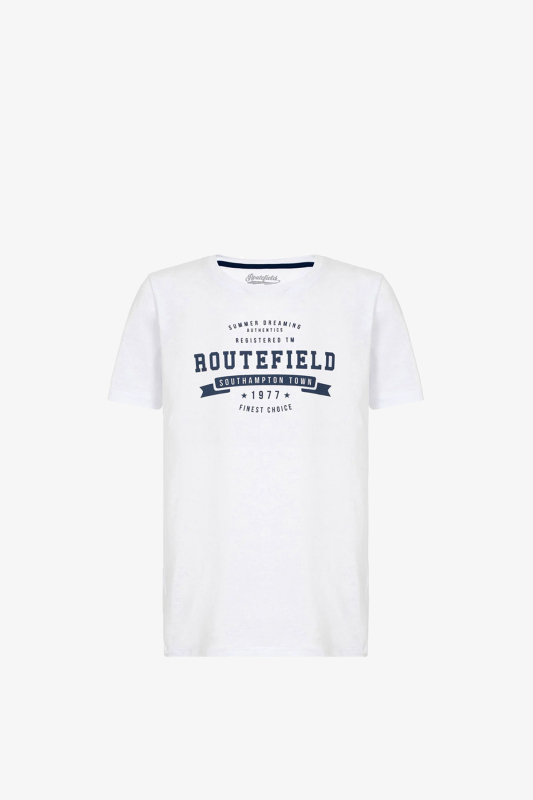 Routefıeld Tory Çocuk Beyaz T-Shirt RFKTORY22-10 - 1