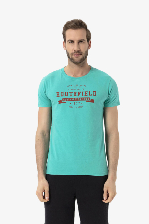 Routefield Tory Erkek Yeşil T-Shirt RFTORY22-10133 - Routefield