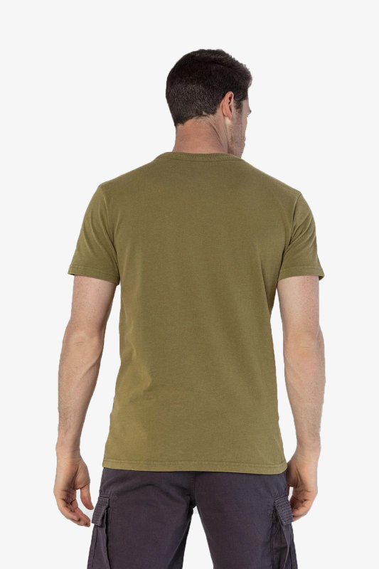 Routefield True Erkek Yeşil T-Shirt RFTRUE21-12384 - 2