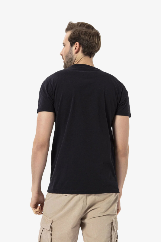 Routefield Truth Erkek Siyah T-Shirt RFTRUTH22-10010 - 2