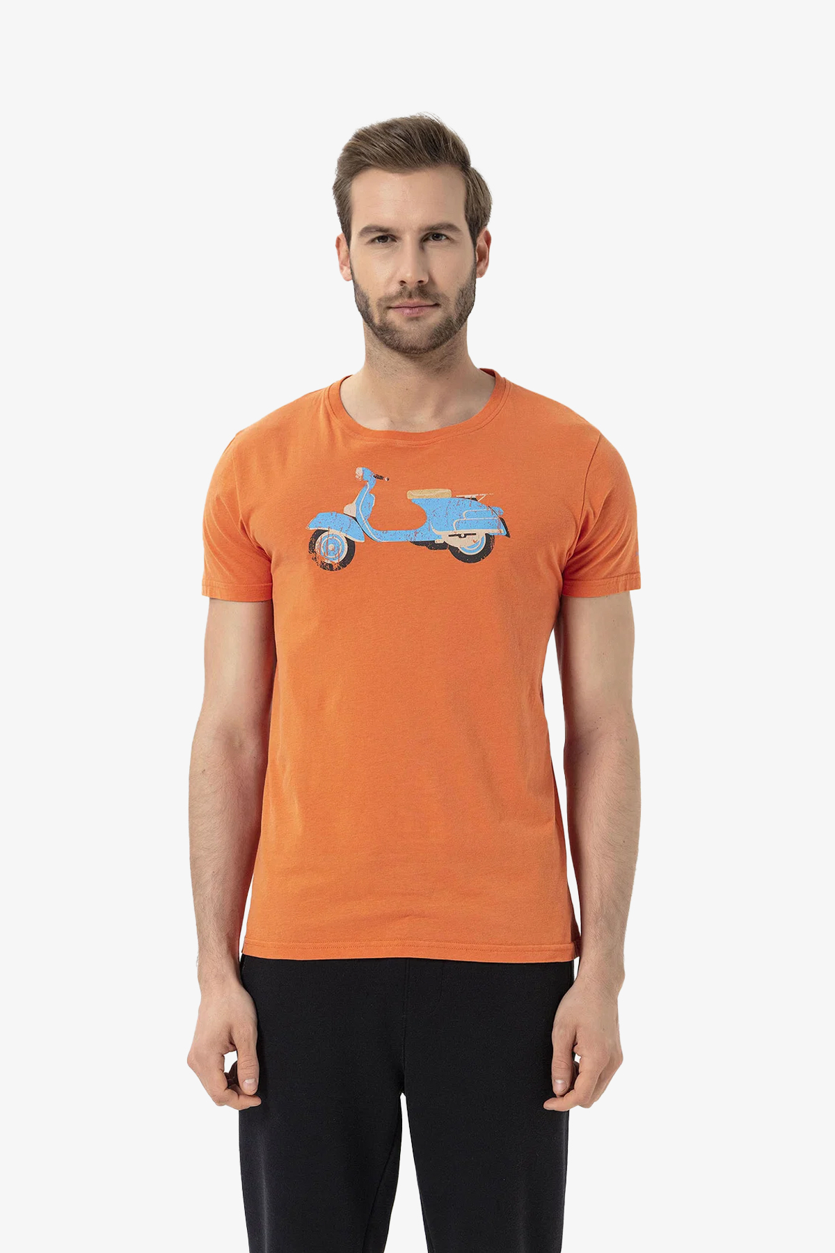 Routefield Tune Erkek Turuncu T-Shirt RFTUNE22-25322