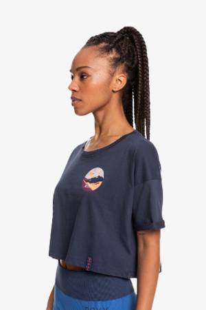 Roxy Cloud Atlas Kadın Lacivert T-Shirt ERJZT05391 - Roxy