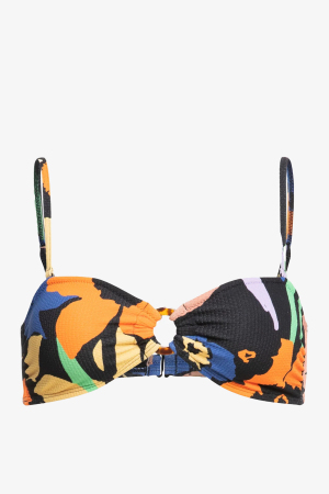 Roxy Color Jam Bandeau Kadın Siyah Bikini Üstü ERJX304939-KVJ6 - Roxy