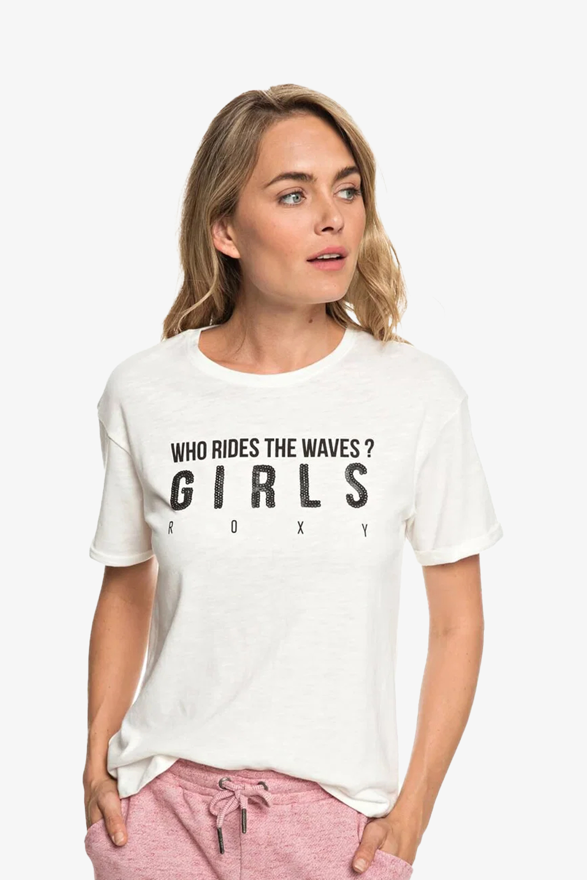 Roxy Followbeacha J Kadın Beyaz T-Shirt ERJZT04516-WBT0