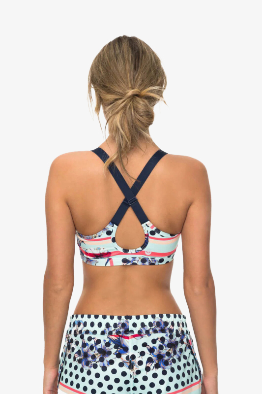 Roxy Lhassa Bra3 J Kadın Mavi Spor Bra ERJKT03405-18523 - 2