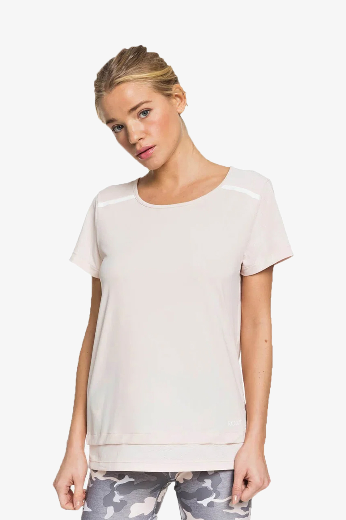 Roxy Lost In Lv J Kadın Beyaz T-ShirtERJKT03630-MDT0