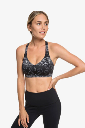 Roxy Nova Vıda Bra J Kadın Gri Spor Bra ERJKT03499-XWKW - Roxy