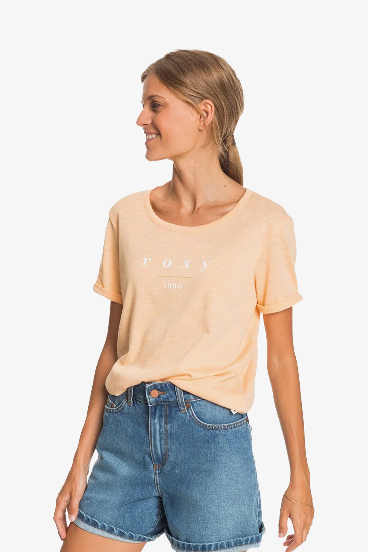 Roxy Oceanholıc Kadın Bej T-Shirt ERJZT05139-NEZ0
