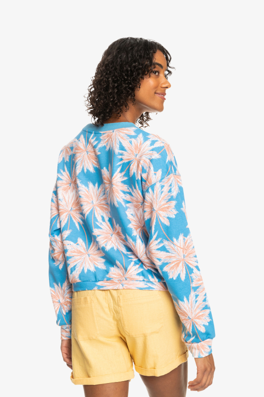 Roxy Off To The Beach Kadın Mavi Sweatshirt ERJFT04679-BJT6 - 2