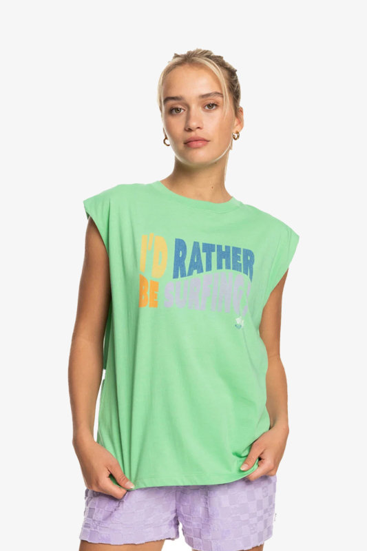 Roxy Smell Of Sea J S Kadın Yeşil T-Shirt ERJZT05463-GHY0 - 1