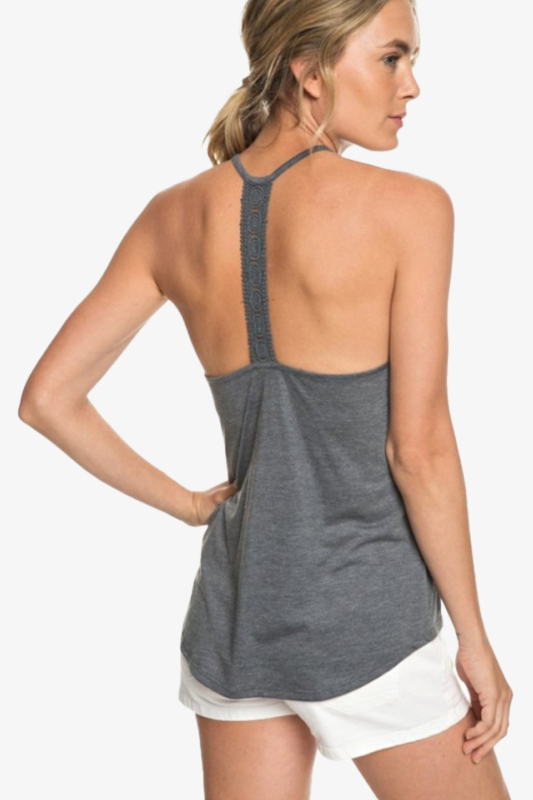 Roxy Sunsetvaleylace J S Kadın Gri T-Shirt ERJZT04477-KYM0 - 2
