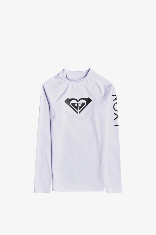 Roxy Whole Hearted Ls Çocuk Beyaz T-Shirt ERGWR03205-WBB1 - 1