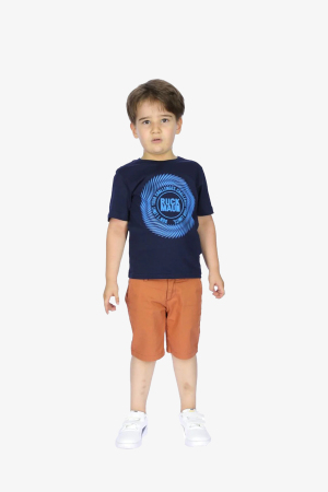 Ruck&Maul 21241 Jr Çocuk Lacivert T-Shirt RMJ03705604-25632 - Ruck & Maul