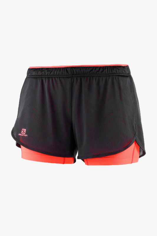 Salomon Agıle 2In1 Kadın Siyah KOŞU ŞORTU LC1024900-22029 - 1