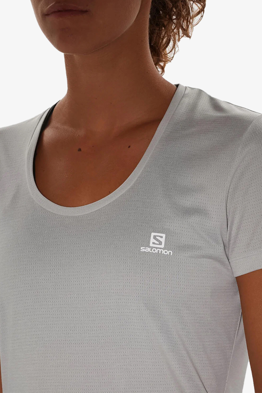 Salomon Agıle Kadın Gri T-Shirt LC1280300-23859 - 2