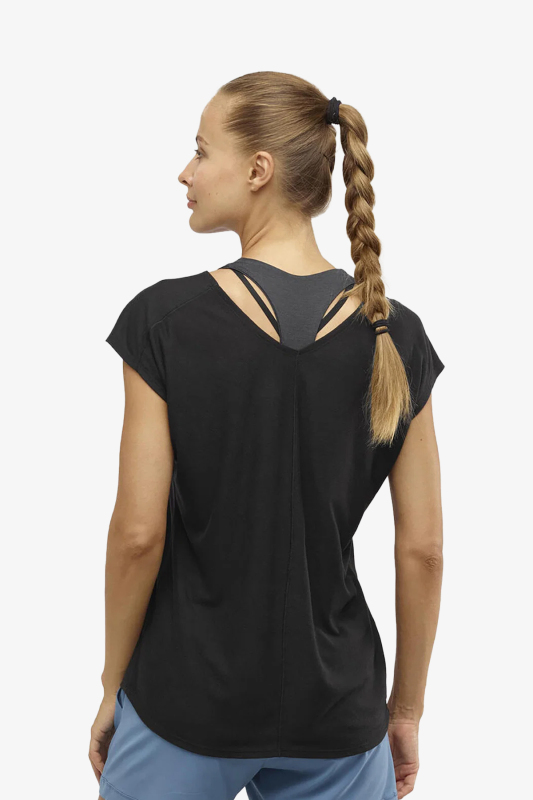 Salomon Comet Kadın Siyah T-Shirt LC1282900-23842 - 2