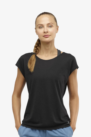 Salomon Comet Kadın Siyah T-Shirt LC1282900-23842 - Salomon