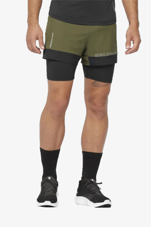 Salomon Cro 2In1 M Erkek Siyah KOŞU ŞORTU LC2049800-27971 - 2
