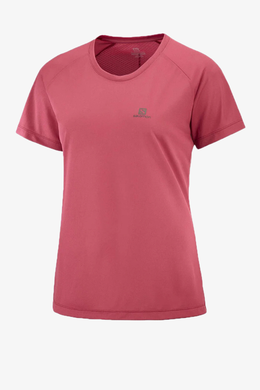 Salomon Cross Rebel Kadın Kırmızı T-Shirt LC1792500-27001 - 1