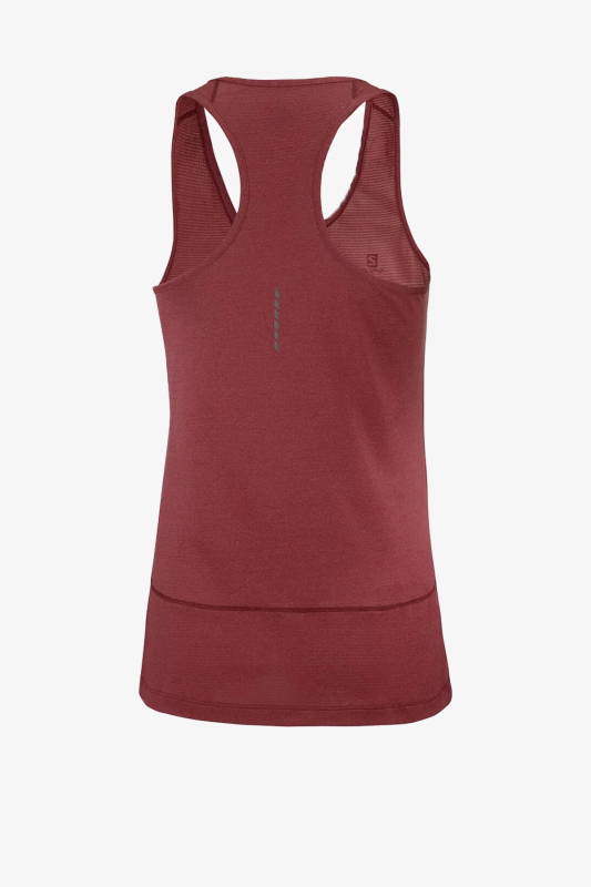 Salomon Cross Run Graphıc Tank Kadın Mavi Yarış Atleti LC1790500-26996 - 2