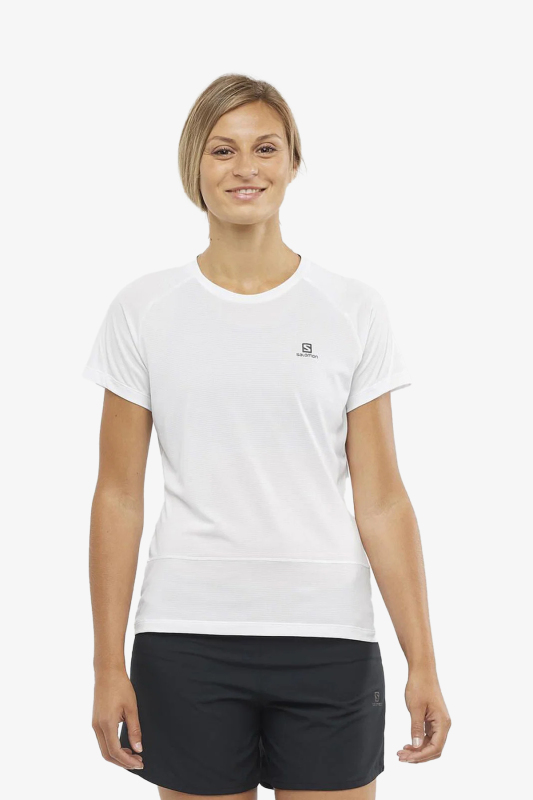 Salomon Cross Run Kadın Beyaz T-Shirt LC1728700-22910 - 1