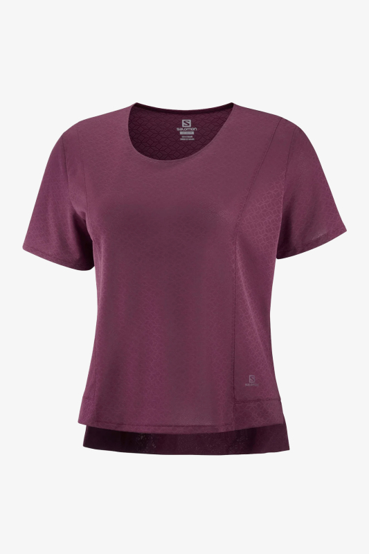 Salomon Elevate Aero - Kadın Çok Renkli T-Shirt LC1276500-23884 - 1