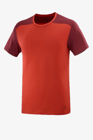 Salomon Essentıal Colorbloc Erkek Kırmızı T-Shirt LC1716000-27010 - Salomon