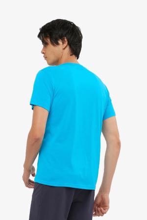 Salomon Explore Blend Erkek Mavi T-Shirt LC1524500-25206 - 2
