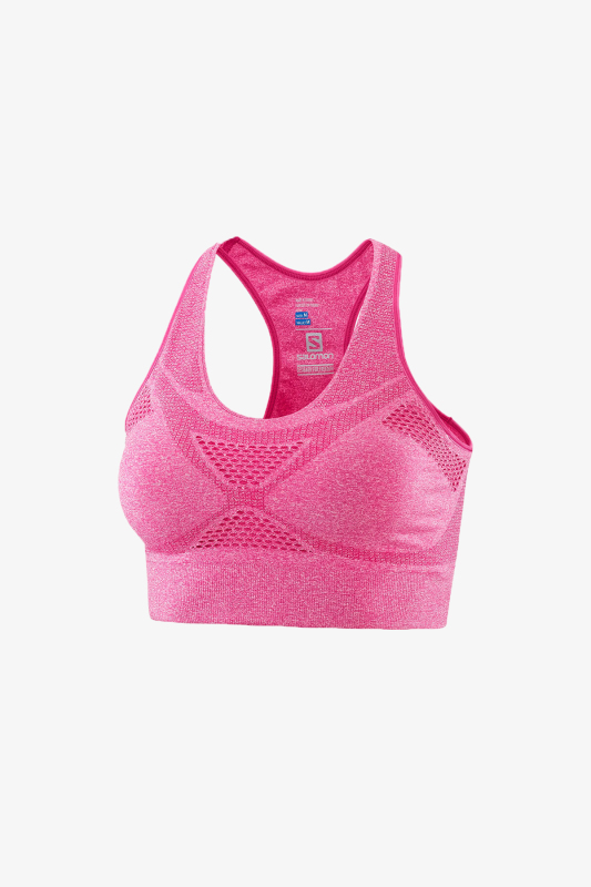 Salomon Medıum Impact Kadın Pembe Spor Bra L40158500-19730 - 1
