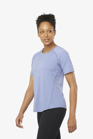 Salomon Outlıne Kadın Mavi T-Shirt LC2030100-27963 - Salomon
