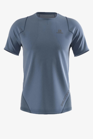 Salomon Sense Aero Erkek Mavi T-Shirt LC1744700-23848 - Salomon