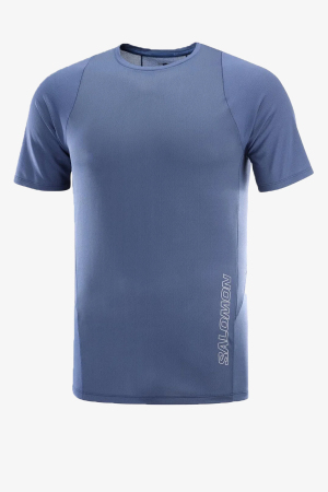 Salomon Sense Aero Erkek Mavi T-Shirt LC2050400-23848 - 1