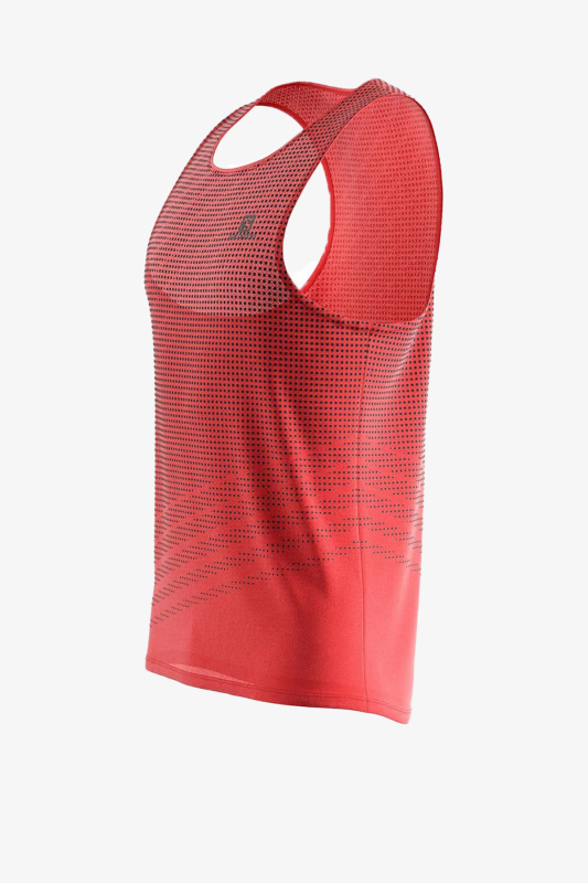 Salomon Sense Aero Sınglet Tank Erkek Kırmızı Yarış Atleti LC1764800-27010 - 2