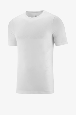 Salomon Sense Seamless Erkek Beyaz T-Shirt LC1498900-22910 - Salomon