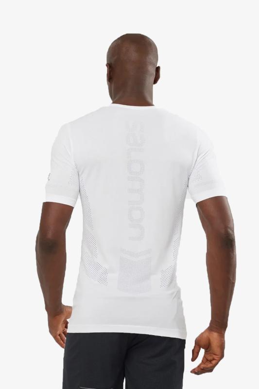 Salomon Sense Seamless Erkek Beyaz T-Shirt LC1498900-22910 - 2