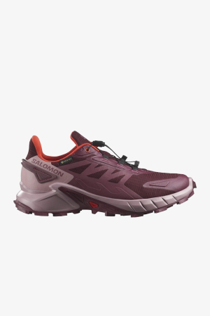 Salomon Supercross 4 Gore-Tex Kadın Bordo Patika Koşu Ayakkabısı L47594500 - Salomon
