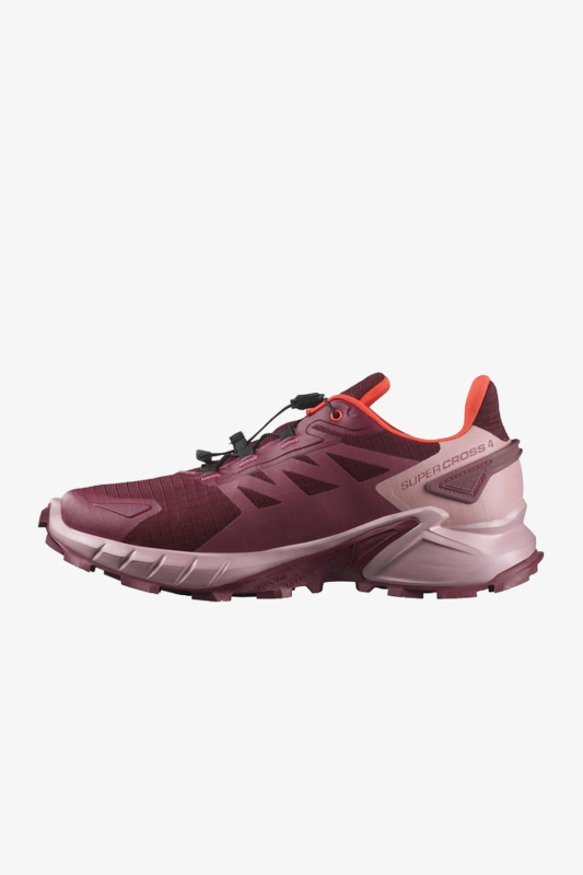 Salomon Supercross 4 Gore-Tex Kadın Bordo Patika Koşu Ayakkabısı L47594500 - 2