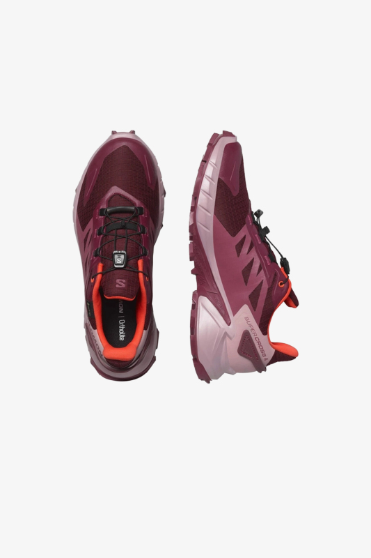 Salomon Supercross 4 Gore-Tex Kadın Bordo Patika Koşu Ayakkabısı L47594500 - 3