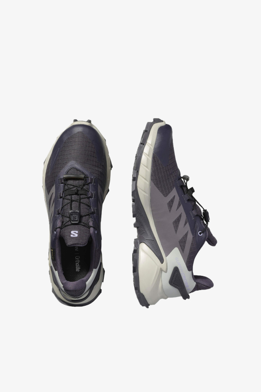 Salomon Supercross 4 Gore-Tex Kadın Gri Patika Koşu Ayakkabısı L47976100 - 3