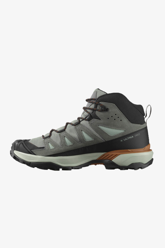 Salomon X Ultra 360 Leather Mid Gore-Tex Erkek Gri Outdoor Bot L47979600 - 2