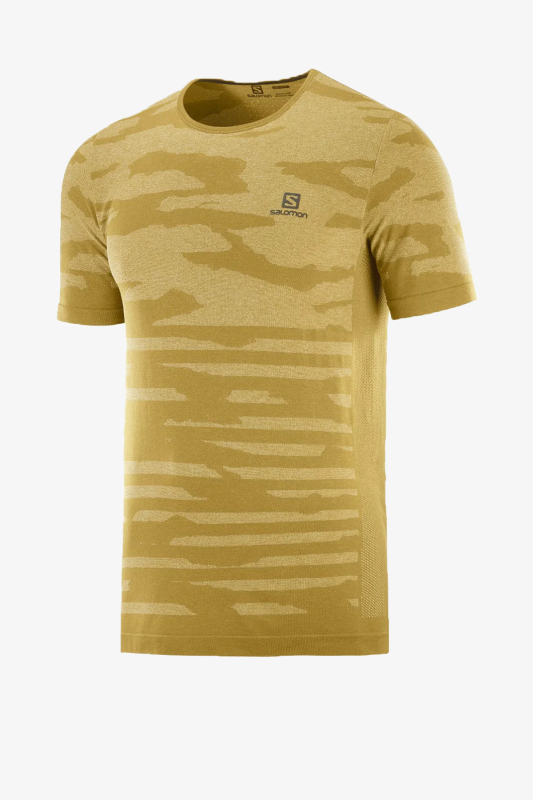 Salomon Xa Camo Erkek Sarı T-Shirt LC1539000-25199 - 1